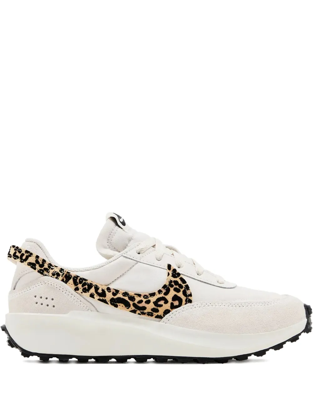 Nike Waffle Debut sneakers met dierenprint Beige
