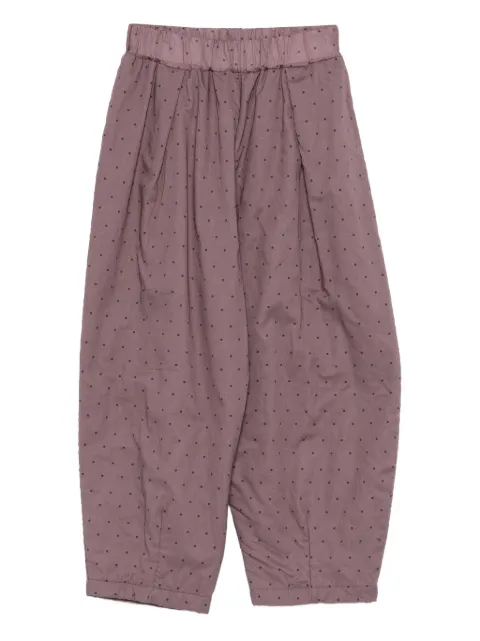 minimù polka dot trousers