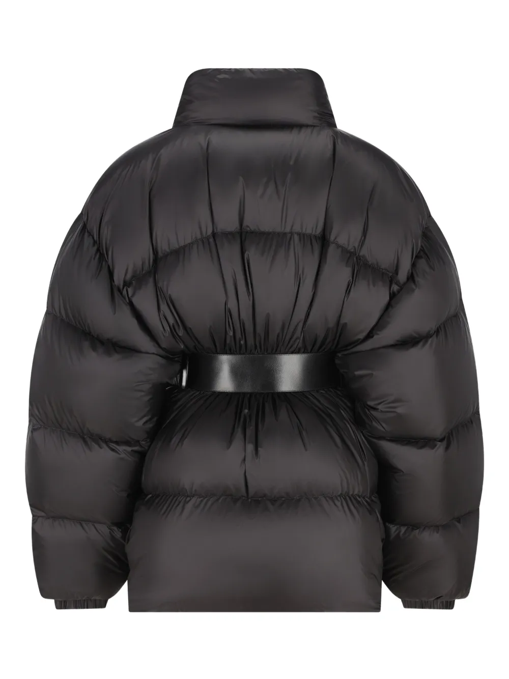 Balenciaga Hourglass Belted Jacket In Black
