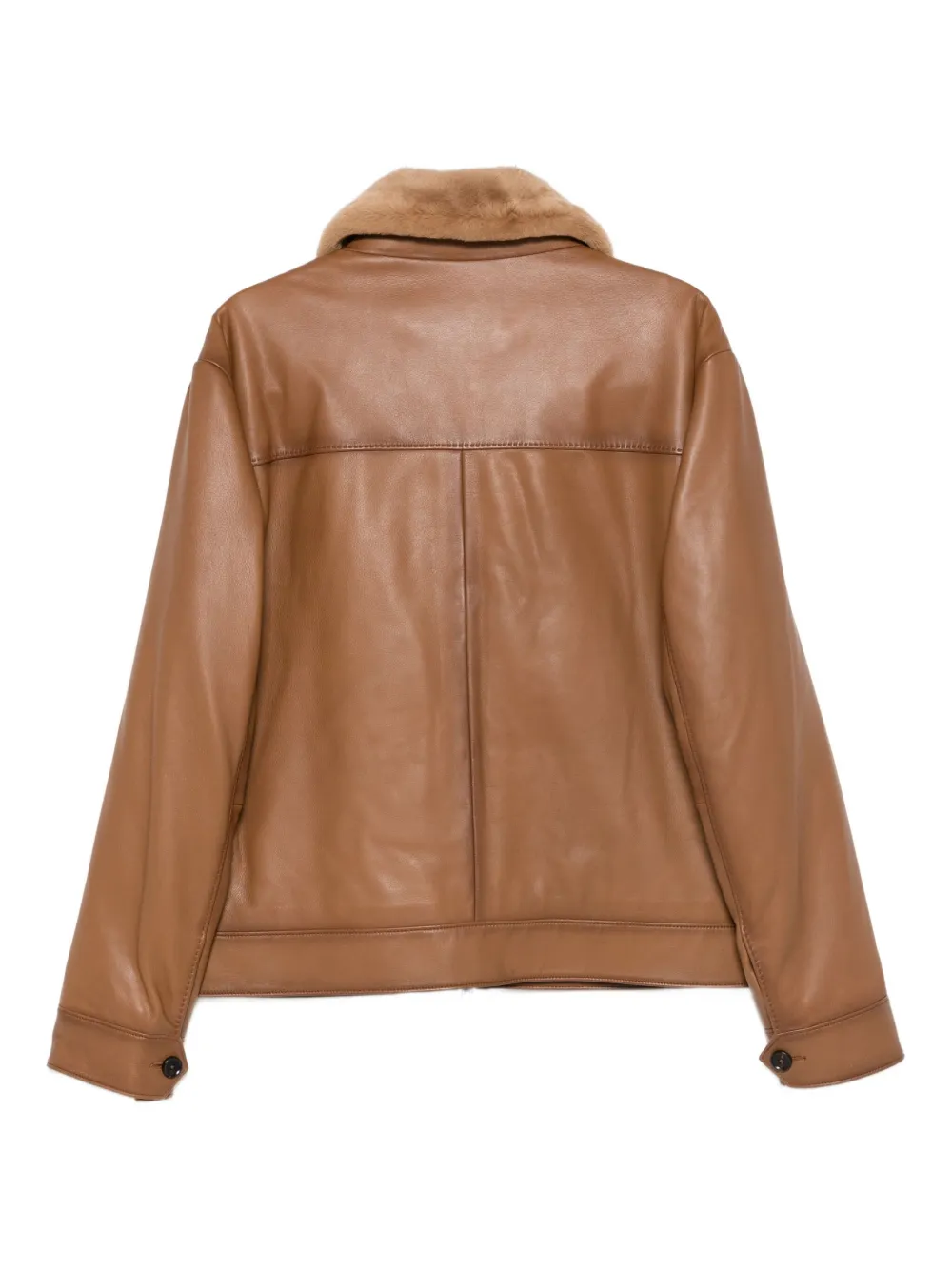 BOSS fur-collar jacket | Leather Jackets | Image 2