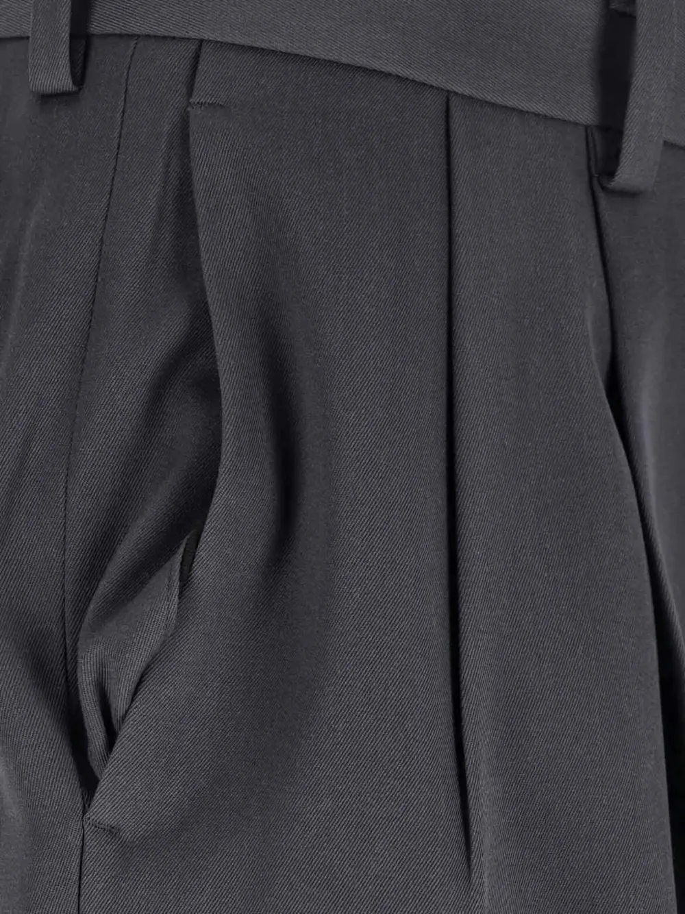 Auralee Plooibroek Grijs