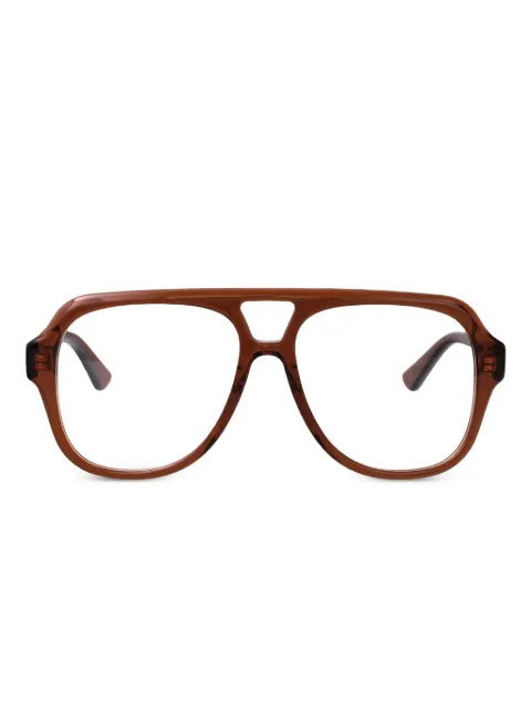Chloé Eyewear pilot-frame tortoiseshell glasses