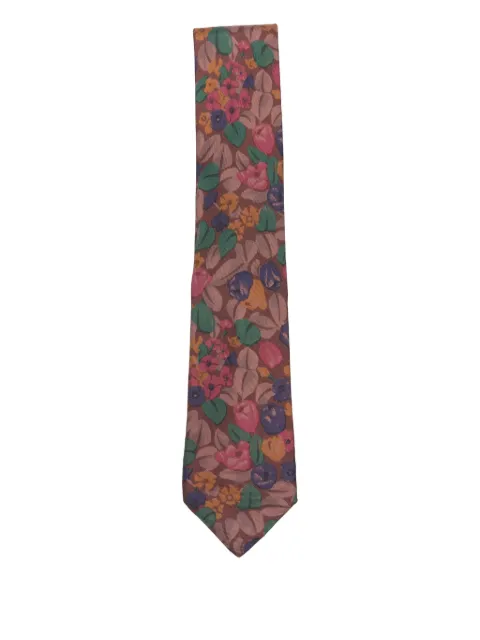Giorgio Armani Pre-Owned 1990s floral tie