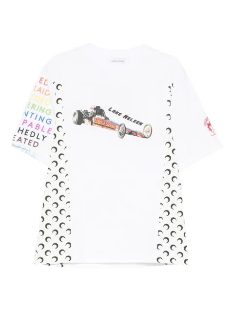Marine Serre Camiseta com estampa de lua