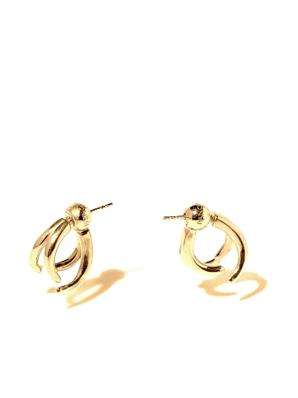 Panconesi Ritorto Earrings In Brown