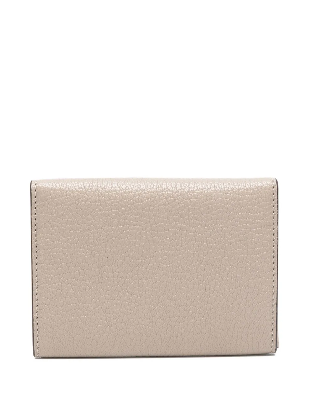 Chloé logo-detail card holder - Beige