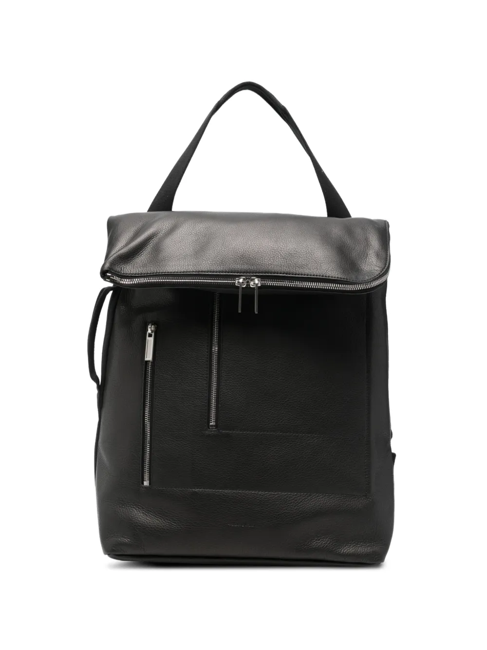 Rick Owens Cargo leather backpack - Nero