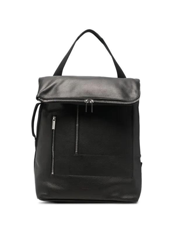 Rick Owens Cargo Leather Backpack | Black | FARFETCH