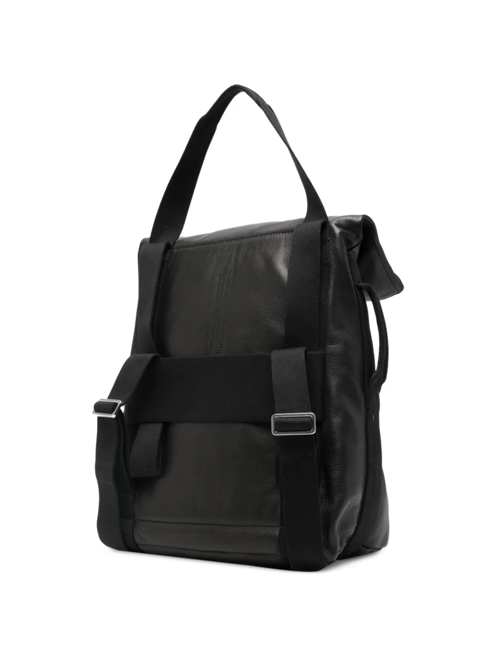 バッグ Rick Owens - l Strap Calfskin Bag Rick Owens Cargo Leather Backpack | Black | FARFETCH