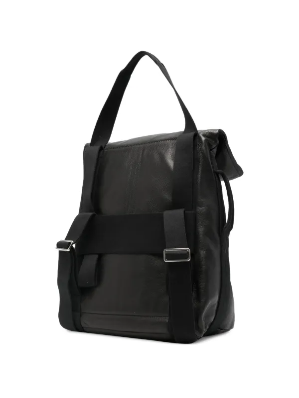 Rick Owens Cargo Leather Backpack | Black | FARFETCH