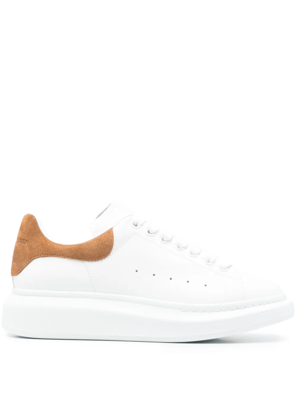 Alexander McQueen leather sneakers - Weiß