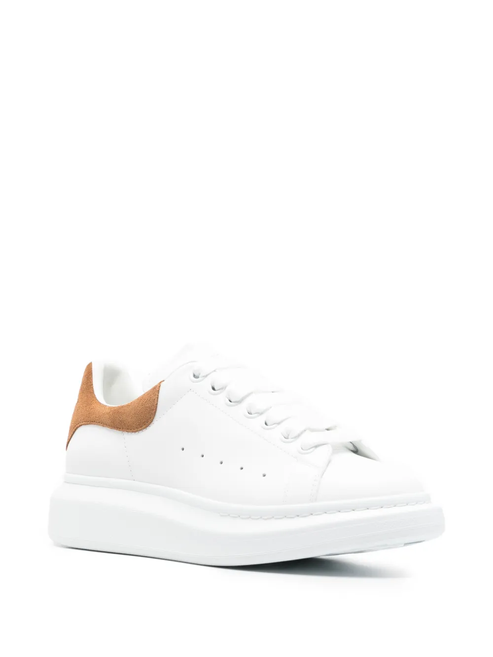 Alexander McQueen Leren sneakers Wit