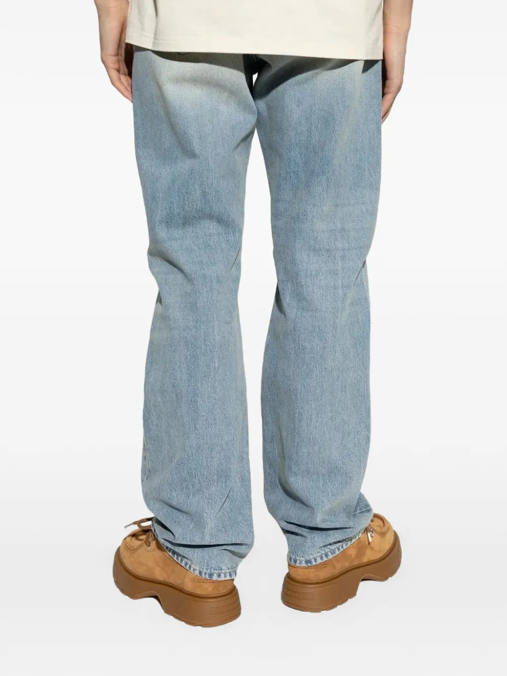 Alexander McQueen Straight jeans Blauw