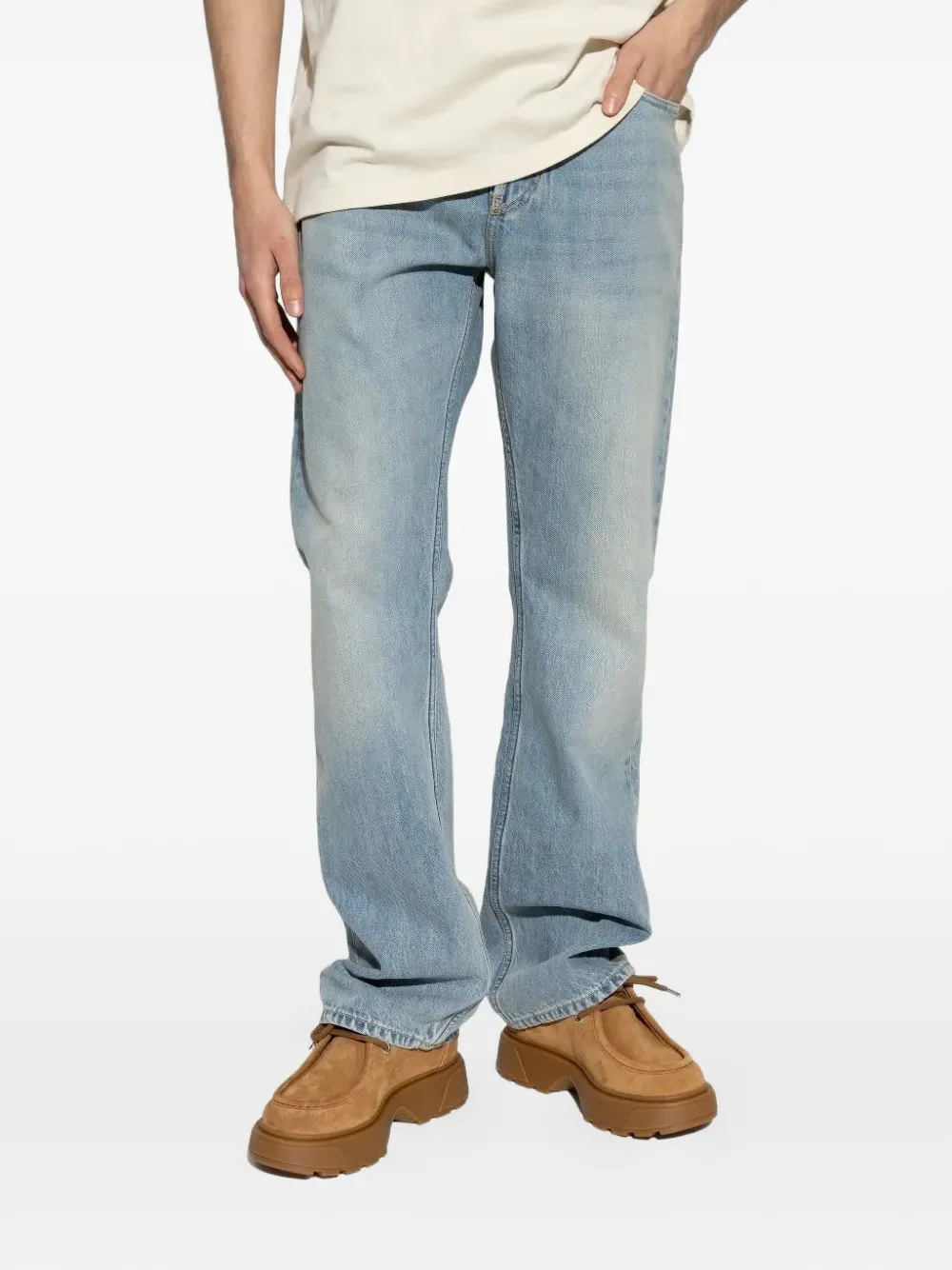 Alexander McQueen Straight jeans Blauw
