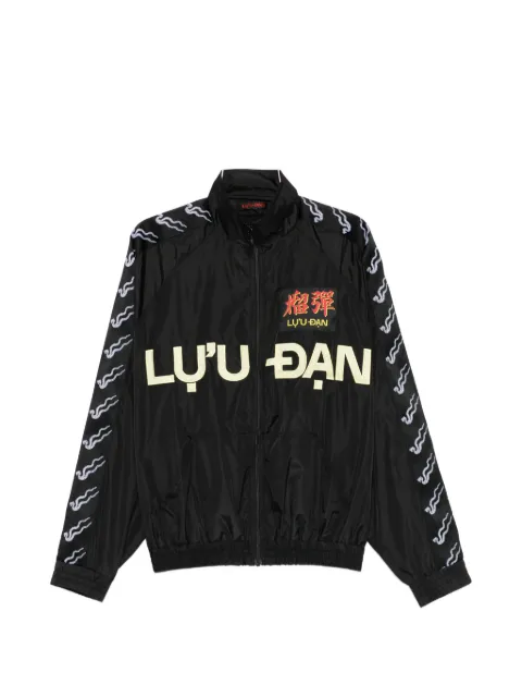 LỰU ĐẠN logo-embroidered windbreaker
