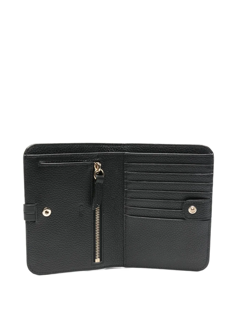 Chloé Charm Detail Wallet In Gray
