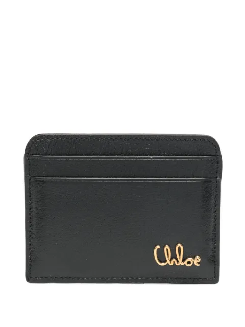 Chloé signature-detail card holder