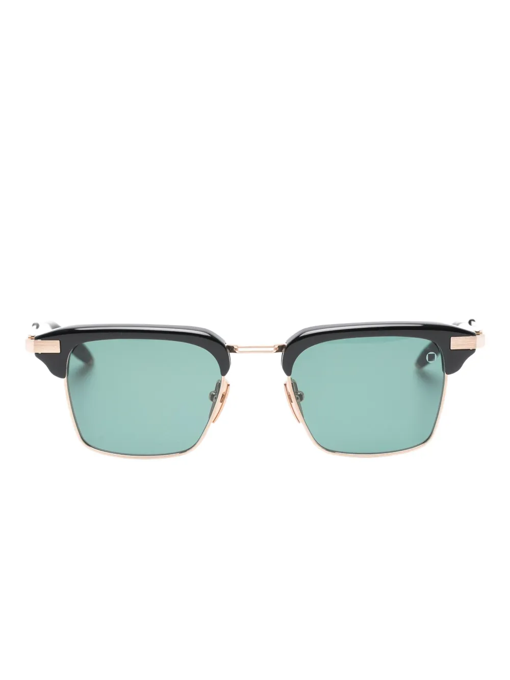 Akoni Euclid square-frame sunglasses | Gold | Image 1