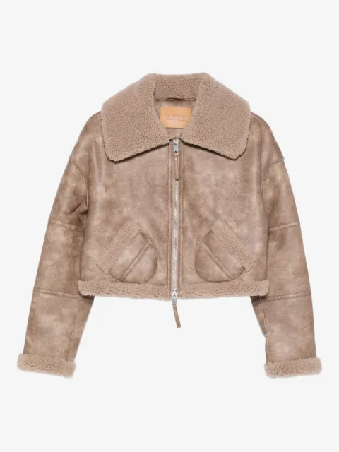 Jakke shearling-collar jacket