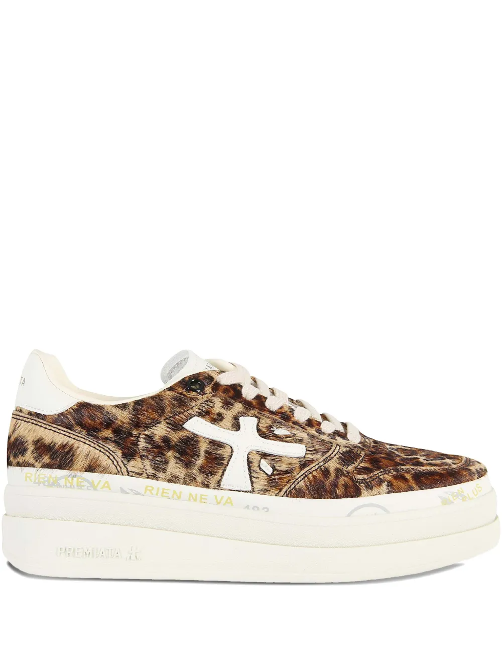 Premiata Micol 7034 Lace-up Sneakers In Brown