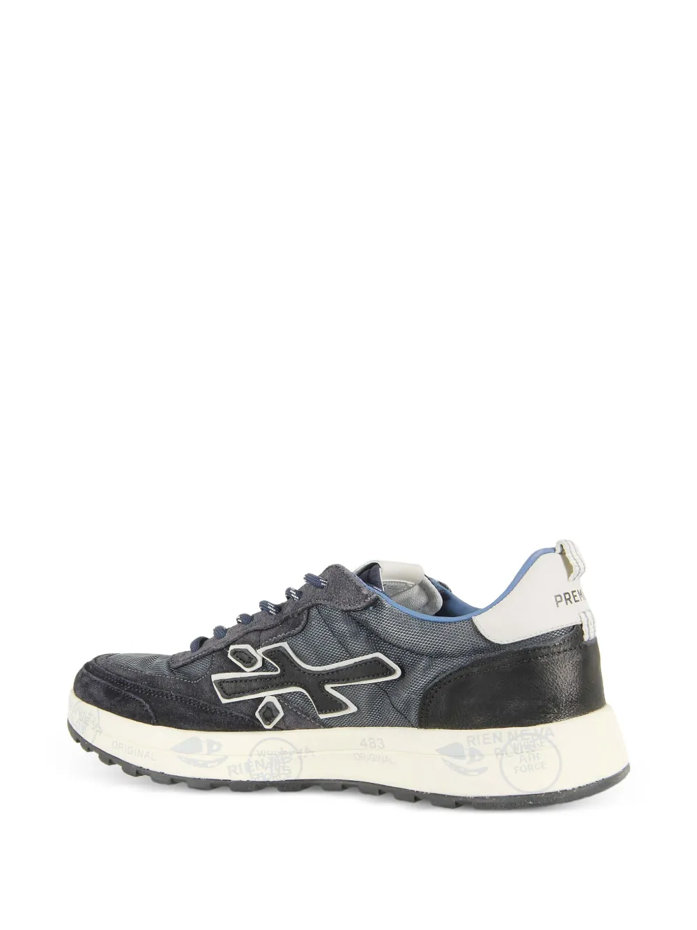Premiata Nous sneakers met applicatie Blauw