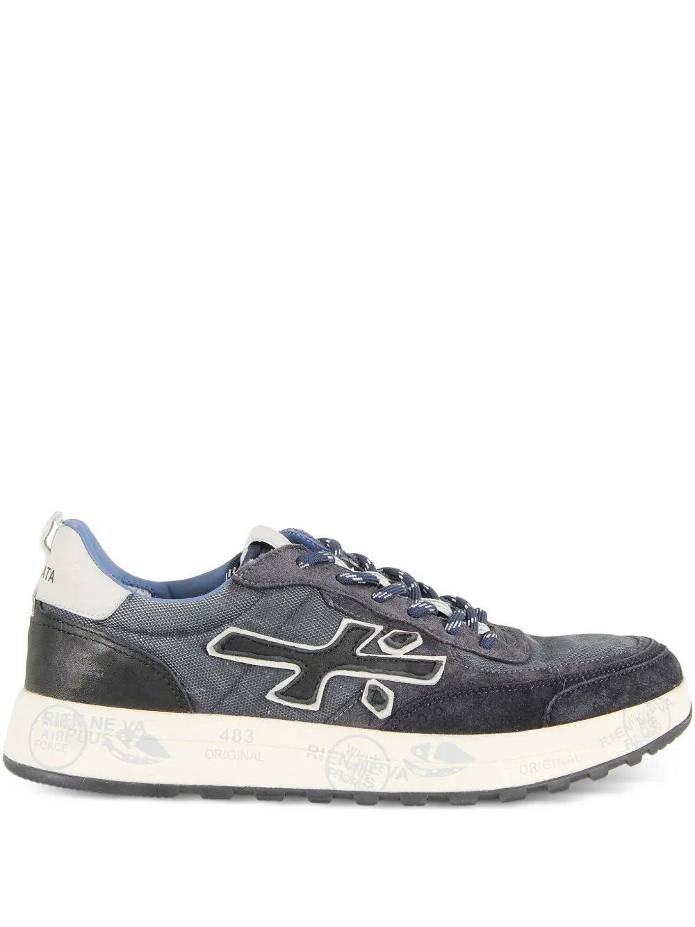 Premiata Nous sneakers met applicatie Blauw