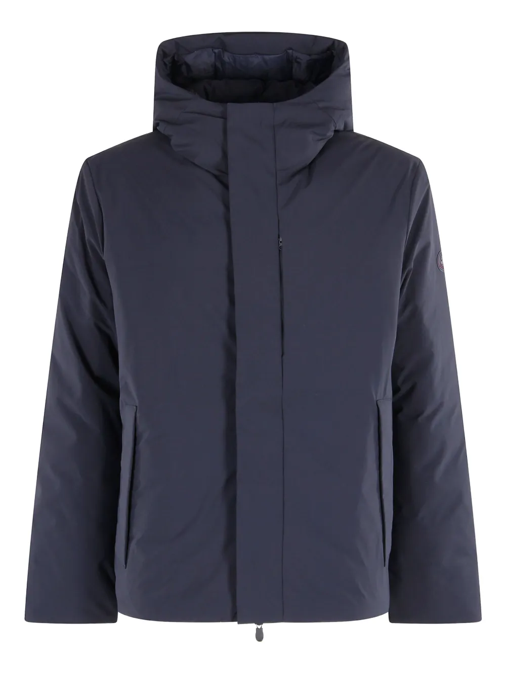 Save The Duck Zip-up Hooded Jacket In Blue