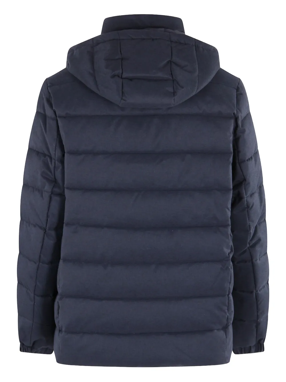 Save The Duck Hooded Zip Padded Jacket In Blue