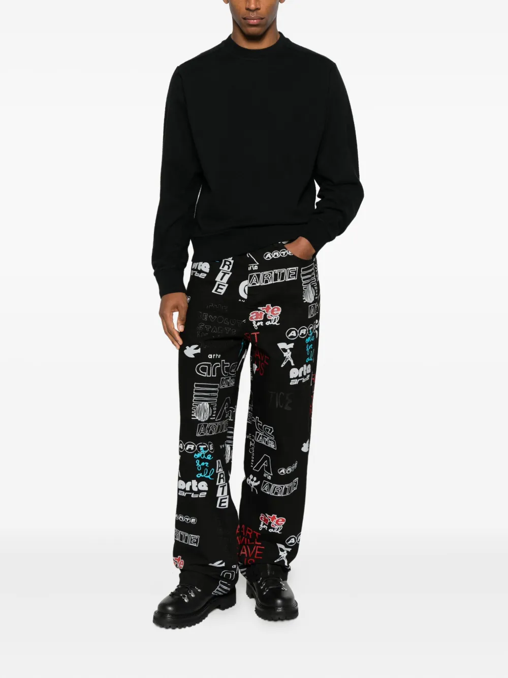 Arte Antwerp sudadera con cuello redondo | Sudaderas | Image 2