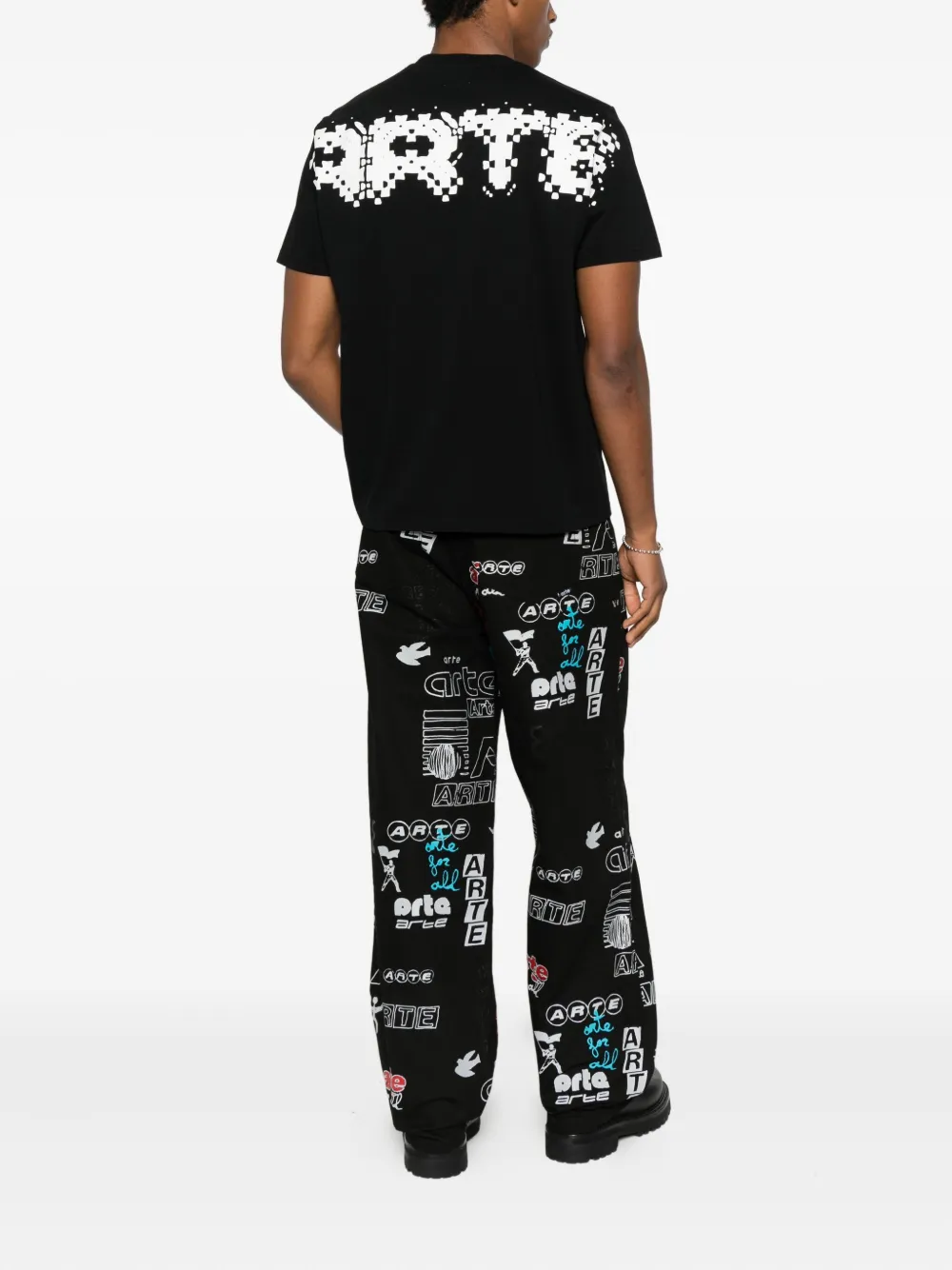 Arte Antwerp T-shirt met grafische print - Zwart