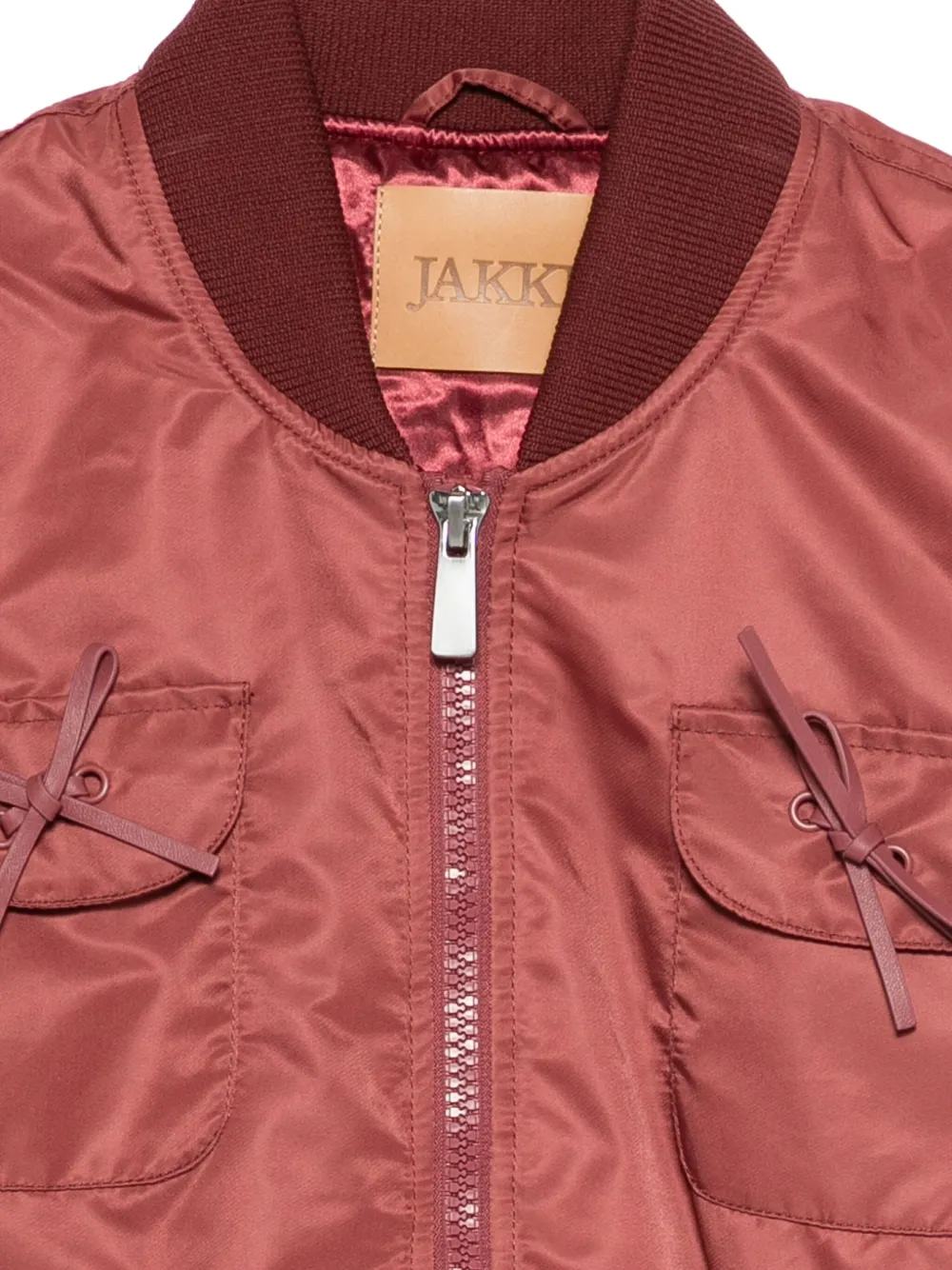 Jakke Lola bomberjack met zak Rood