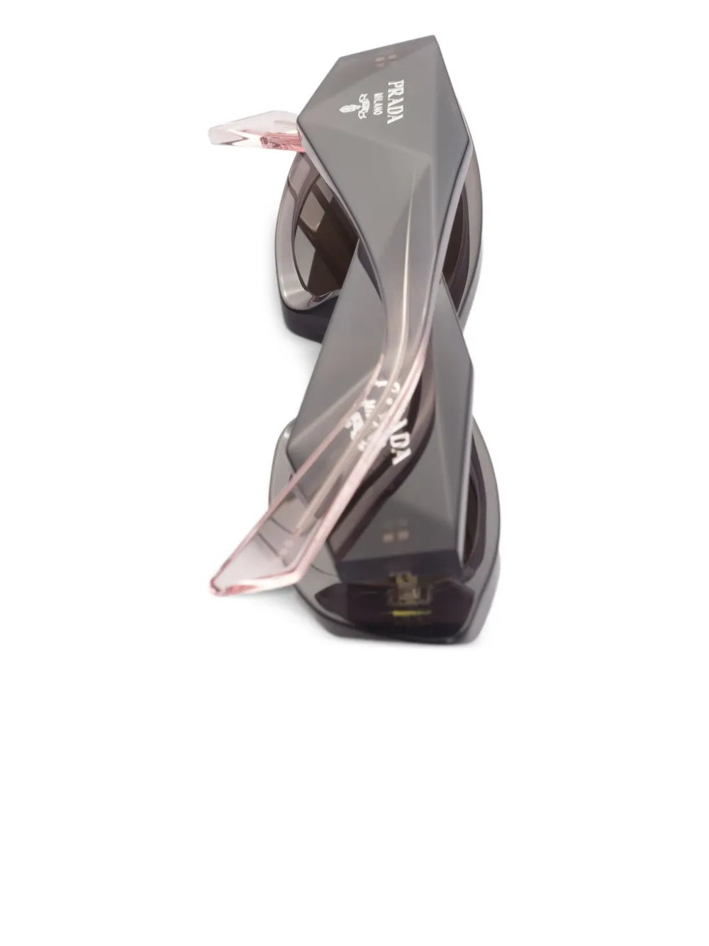 Prada Eyewear Zonnebril Grijs