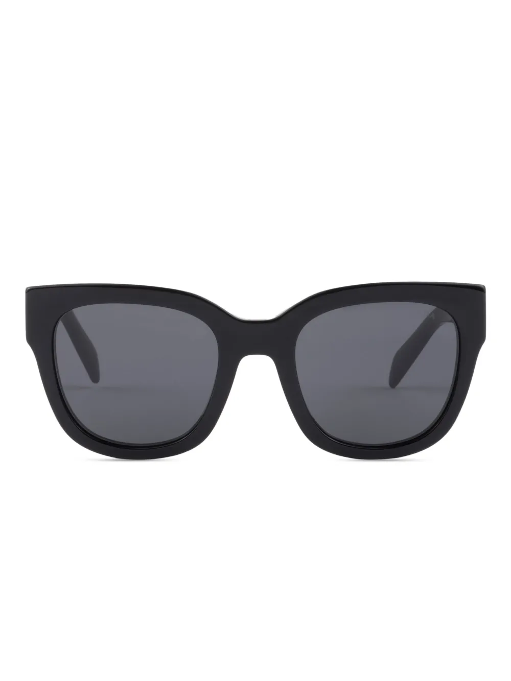 Prada Eyewear Occhiali da sole squadrati con logo - Nero