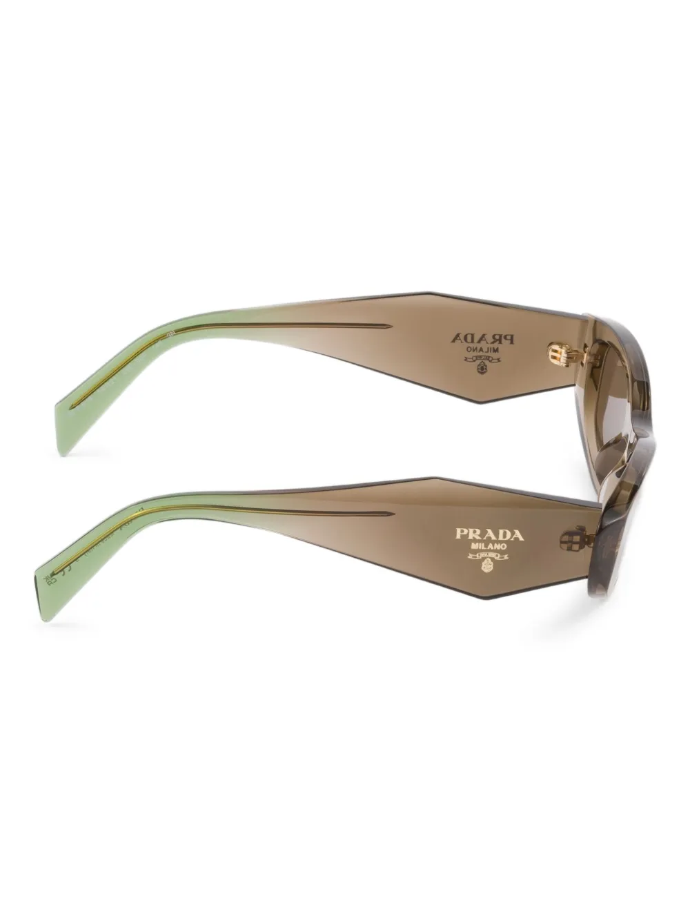 Prada Eyewear Zonnebril Bruin