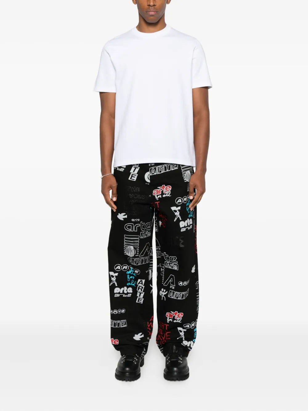 Arte Antwerp T-shirt met grafische print Wit