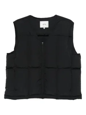 Arte 黒 ハート型キルティングベスト Lサイズ アルテアントワープ arte