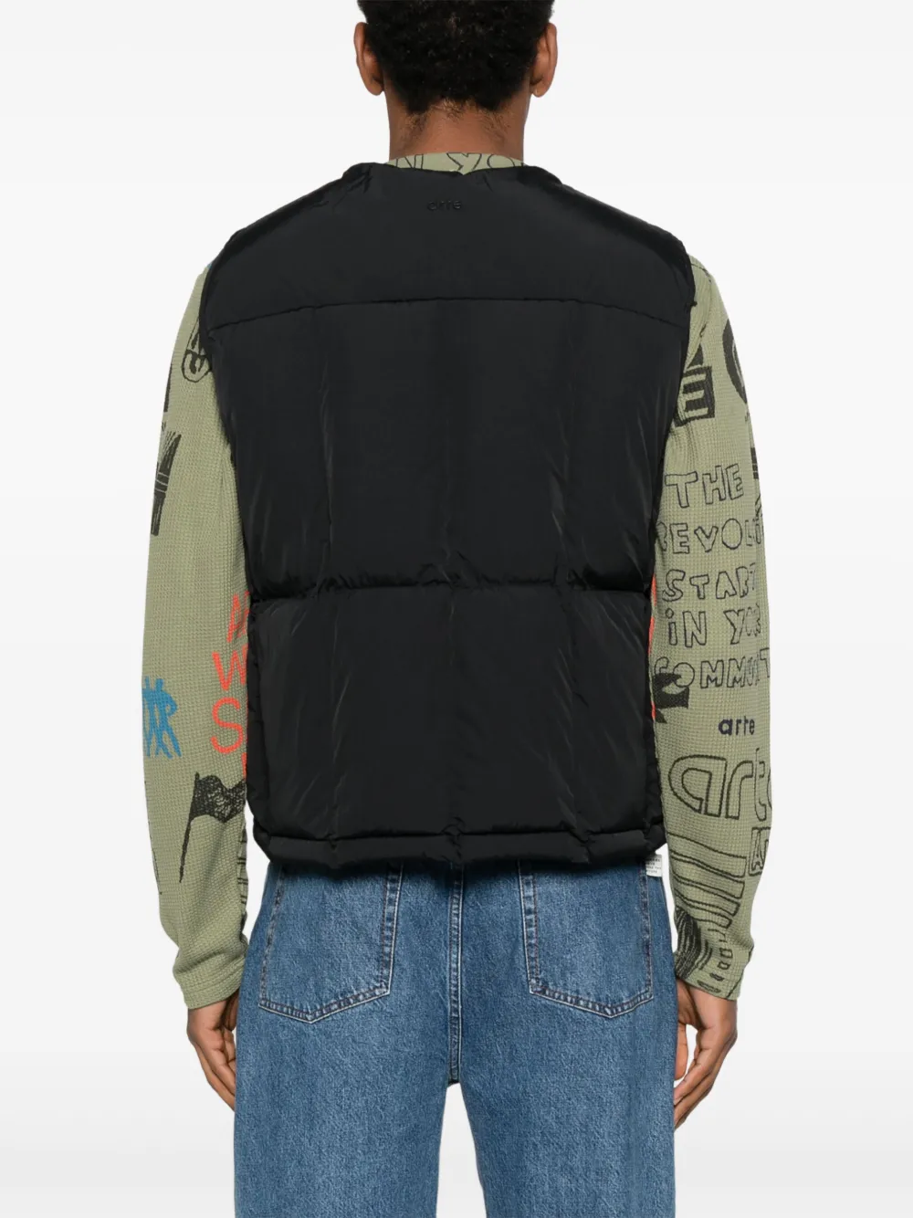 Arte Antwerp Gilet met V-hals Zwart