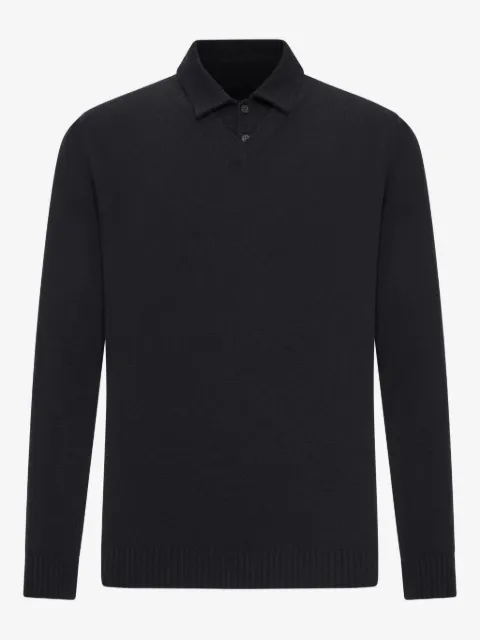 Roberto Collina buttoned cotton-piquet polo shirt