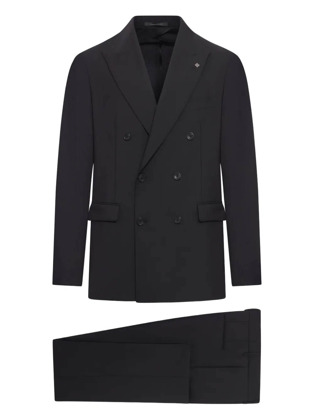 Tagliatore double-breasted suit | Black | Image 1