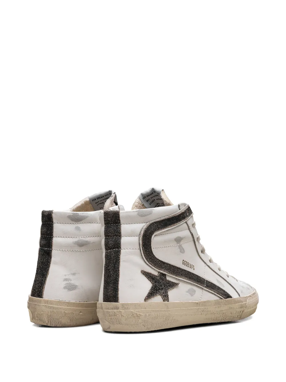 Golden Goose Slide leren sneakers Wit