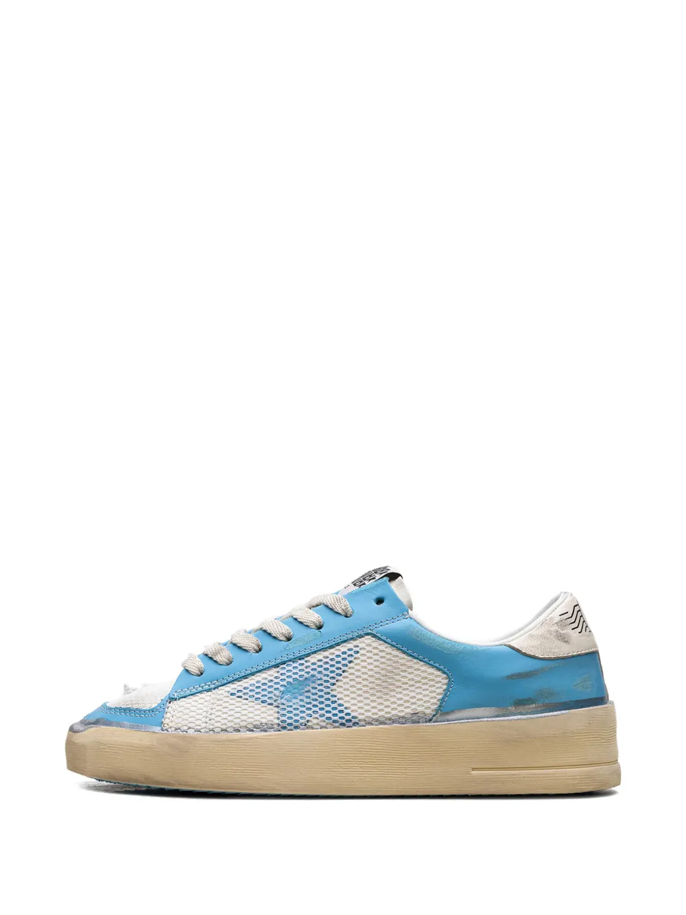 Golden Goose Stardan sneakers met mesh afwerking Blauw