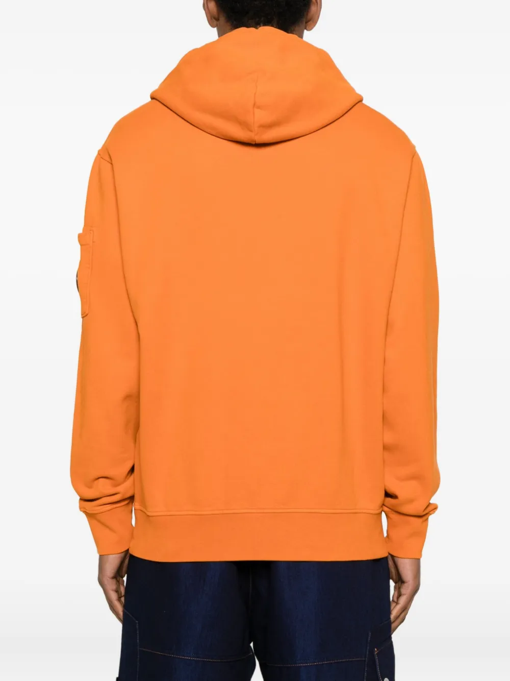 C.P. Company Hoodie met Lens-detail Oranje