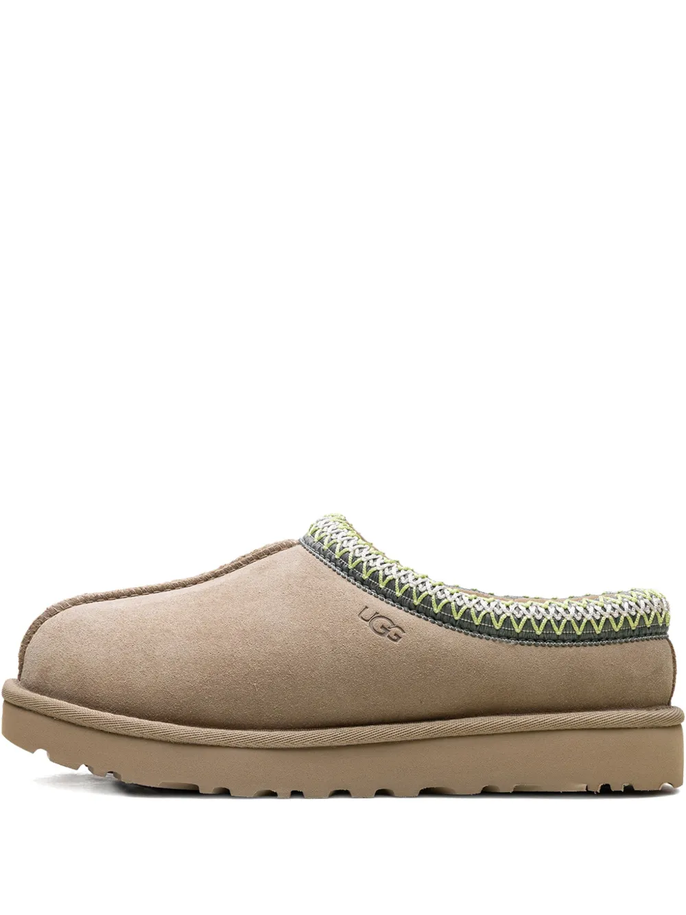 Ugg Tasman Platform Flat Mules In Neutral