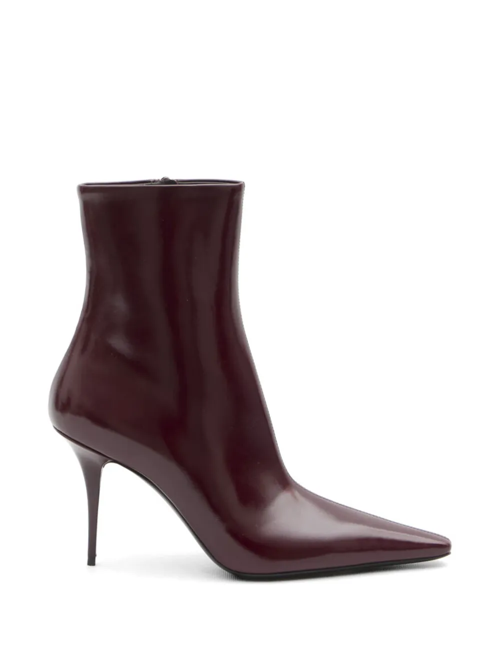 Saint Laurent 90mm Ashley pointed-toe ankle boots - Rot