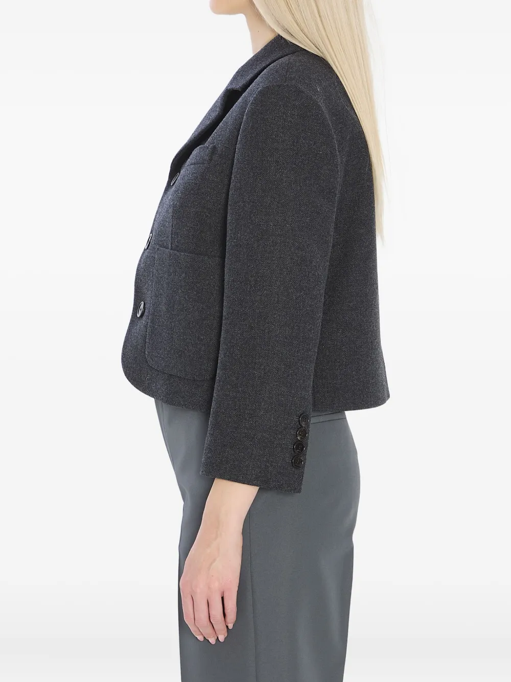 Gucci Jack met opgestikte zakken Grijs