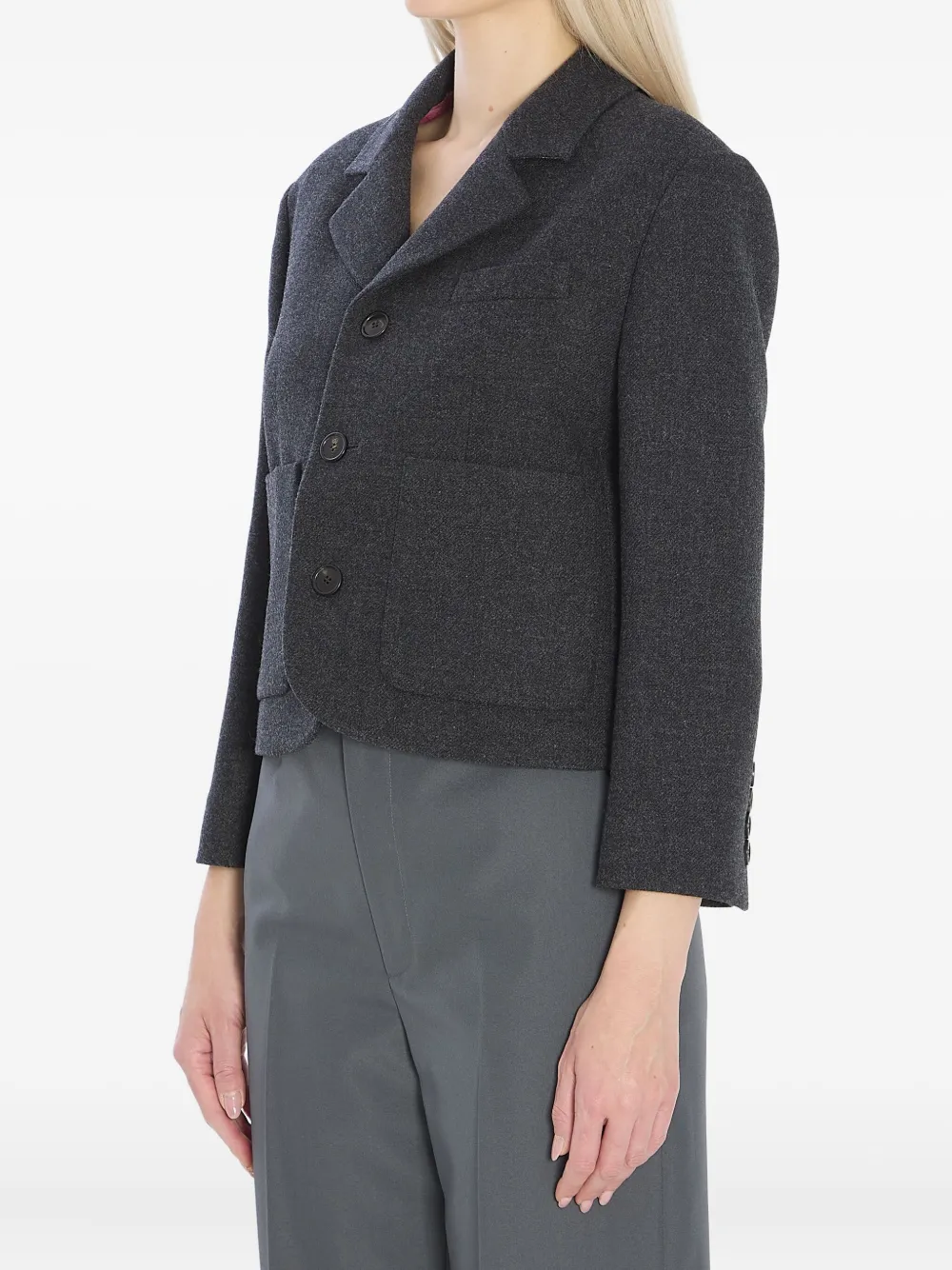 Gucci patch-pocket wool jacket | Fitted Jackets | Image 2