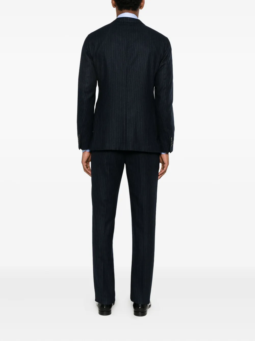 Boglioli Pak met krijtstreep Blauw