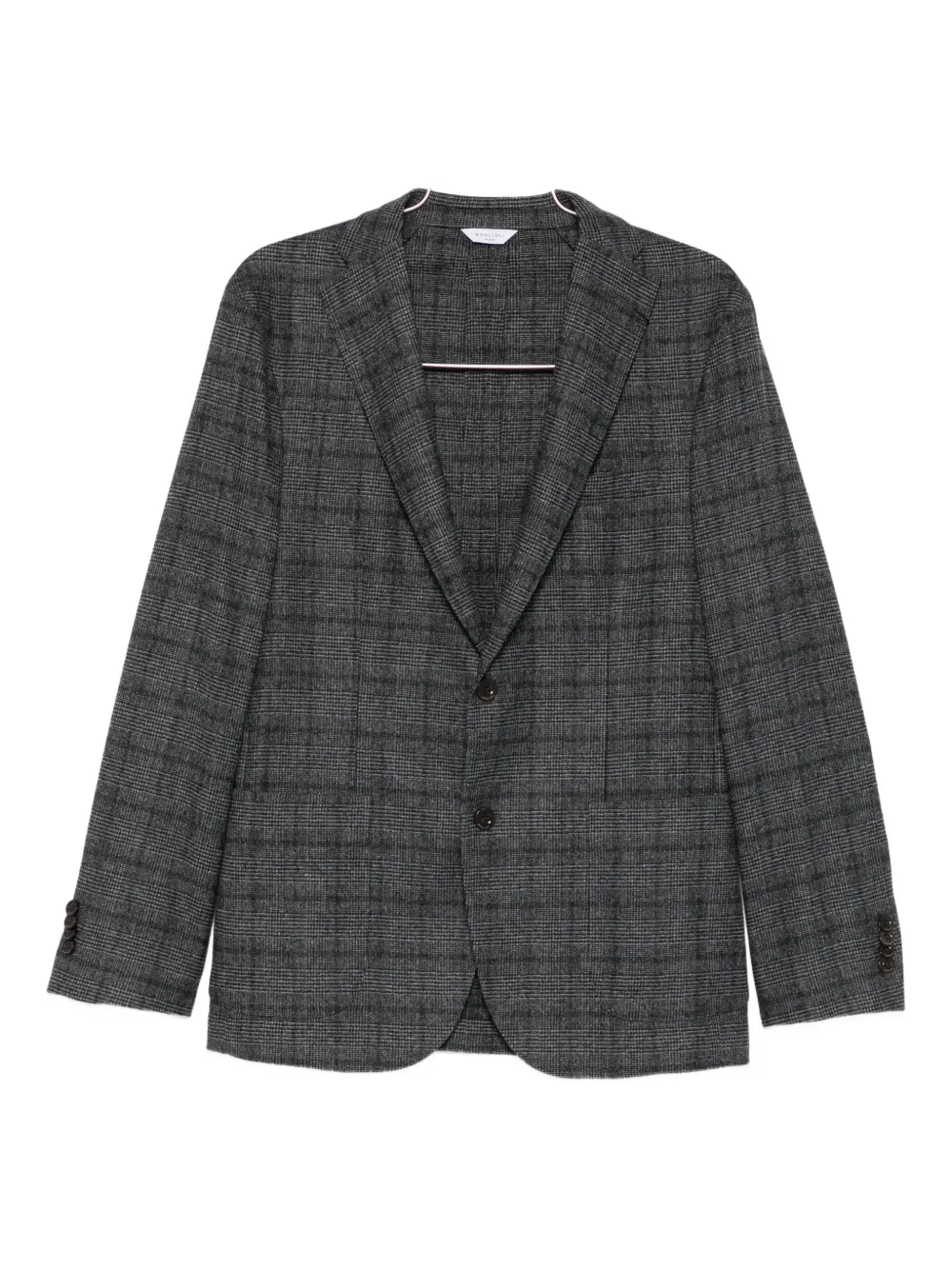 Boglioli check-pattern button blazer | Grey | Image 1