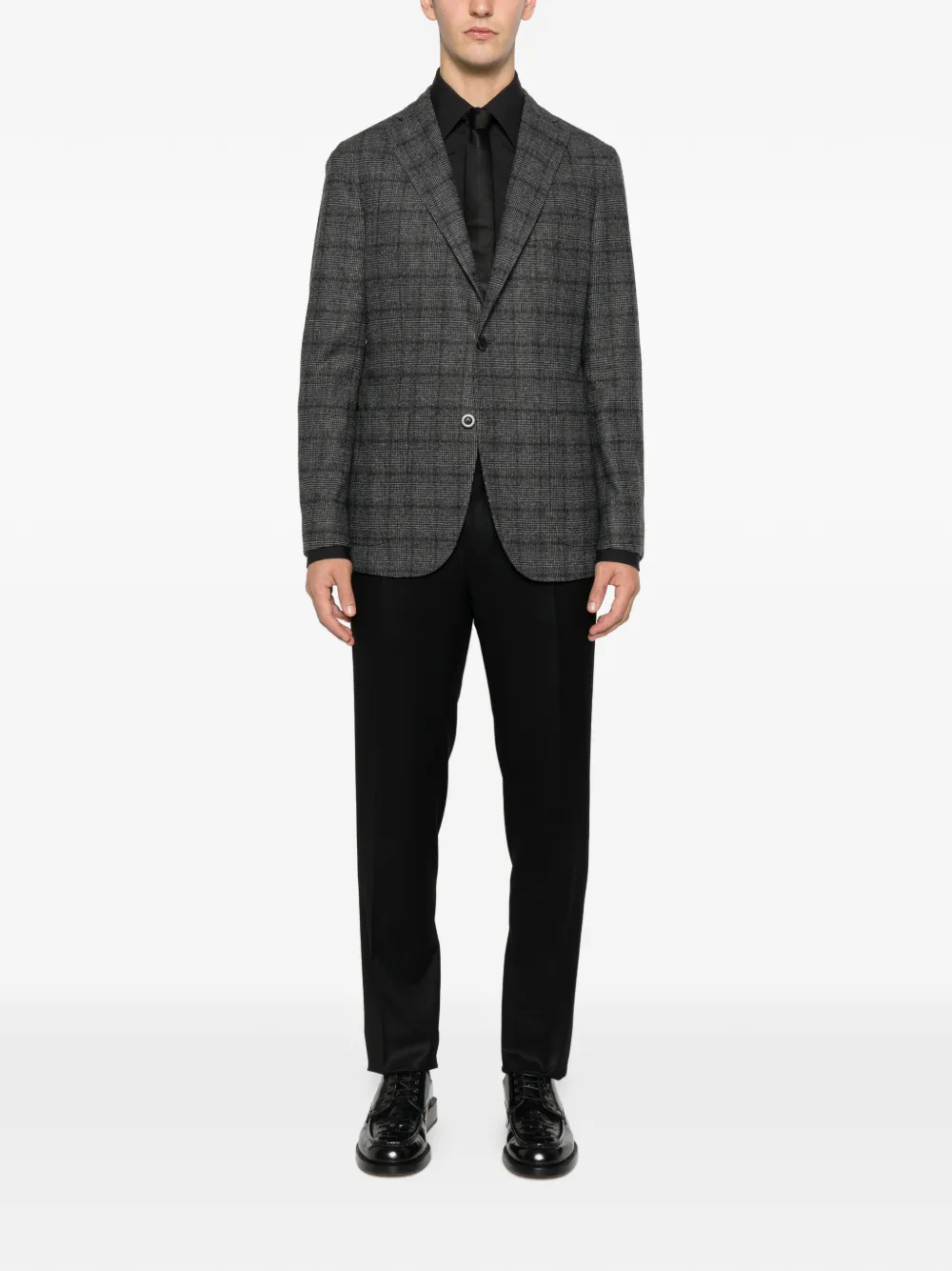 Boglioli check-pattern button blazer | Sacos | Image 2