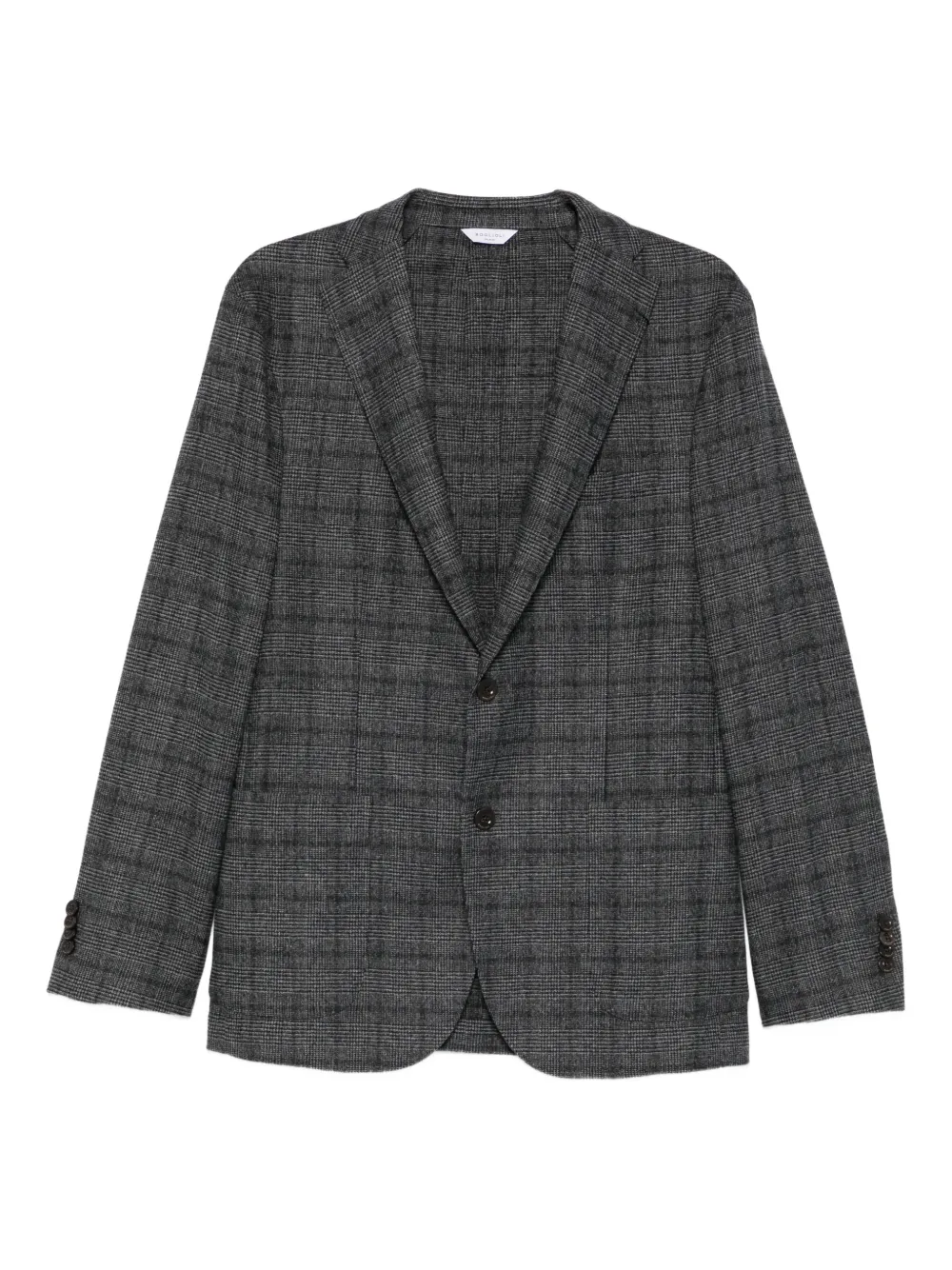 Boglioli check-pattern button blazer | gris | Image 1